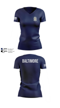 Baltimore Police Department 87844161 Women's Short Sleeve V-neck Shirt - 101