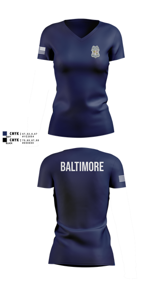 Womens Short Sleeve Vneck Shirt, team name, Police, Teamtime, Team time, sublimation, custom sports apparel, team uniforms, spirit wear, spiritwear, sports uniforms, custom shirts, team store, custom team store, fundraiser sports, apparel fundraiser