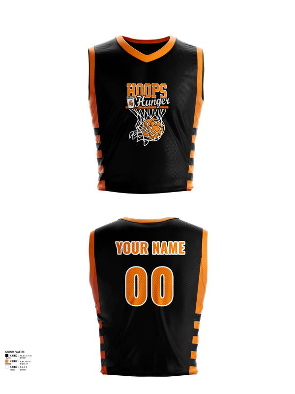 Mens Basketball Jersey, Hoops 4 Hunger, Men's Basketball, Teamtime, Team time, sublimation, custom sports apparel, team uniforms, spirit wear, spiritwear, sports uniforms, custom shirts, team store, custom team store, fundraiser sports, apparel fundraiser
