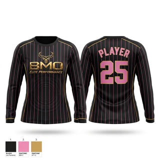 Long Sleeve Performance Shirt, BMO Elite 12u Salvadge, Softball, Teamtime, Team time, sublimation, custom sports apparel, team uniforms, spirit wear, spiritwear, sports uniforms, custom shirts, team store, custom team store, fundraiser sports, apparel fundraiser