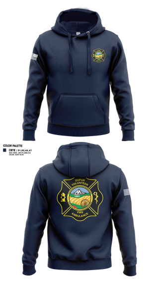 Hoodie, Dufur Volunteer Fire and Ambulance, Fire Department, Teamtime, Team time, sublimation, custom sports apparel, team uniforms, spirit wear, spiritwear, sports uniforms, custom shirts, team store, custom team store, fundraiser sports, apparel fundraiser