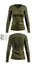 GLENCOE POLICE DEPARTMENT K9 67742238 Women's Long Sleeve V-neck Shirt - 5