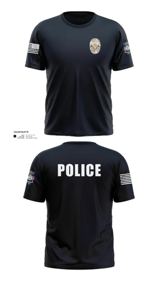 Old School Cotton Feel Shirt, Miami Police Department, , Teamtime, Team time, sublimation, custom sports apparel, team uniforms, spirit wear, spiritwear, sports uniforms, custom shirts, team store, custom team store, fundraiser sports, apparel fundraiser