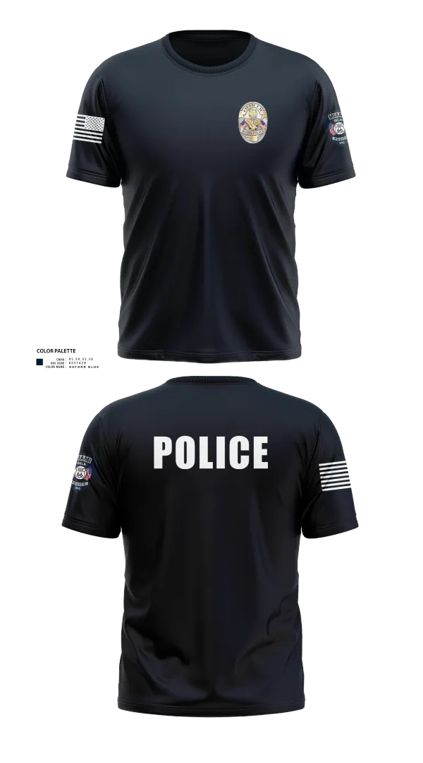 Old School Cotton Feel Shirt, Miami Police Department, , Teamtime, Team time, sublimation, custom sports apparel, team uniforms, spirit wear, spiritwear, sports uniforms, custom shirts, team store, custom team store, fundraiser sports, apparel fundraiser