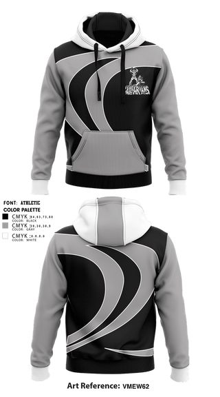 Hoodie, Ballbarians, Men's Volleyball, Teamtime, Team time, sublimation, custom sports apparel, team uniforms, spirit wear, spiritwear, sports uniforms, custom shirts, team store, custom team store, fundraiser sports, apparel fundraiser