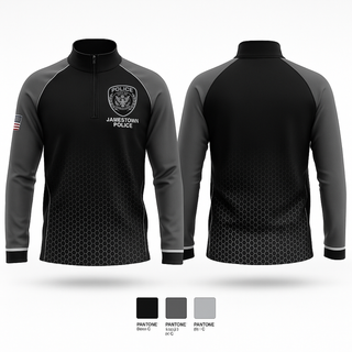 Quarter Zip Jacket, Jamestown Police, , Teamtime, Team time, sublimation, custom sports apparel, team uniforms, spirit wear, spiritwear, sports uniforms, custom shirts, team store, custom team store, fundraiser sports, apparel fundraiser