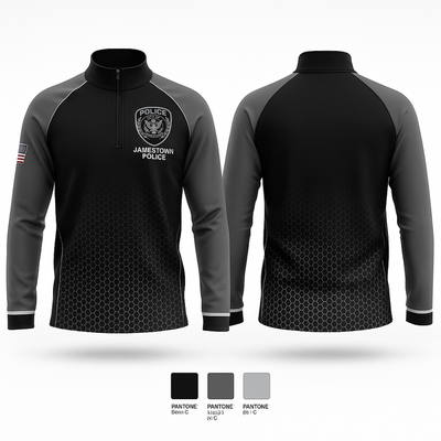 Jamestown Police 59981671 Quarter Zip Jacket - 1