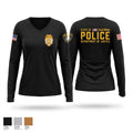 CA DOJ 81489668 Women's Long Sleeve V-neck Shirt - 1