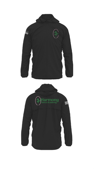 Windbreaker, Harmony Dance Academy, Cheer, Teamtime, Team time, sublimation, custom sports apparel, team uniforms, spirit wear, spiritwear, sports uniforms, custom shirts, team store, custom team store, fundraiser sports, apparel fundraiser
