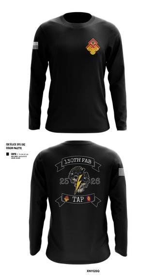 Long Sleeve Performance Shirt, 130th FAB Target Acquisition Platoon, , Teamtime, Team time, sublimation, custom sports apparel, team uniforms, spirit wear, spiritwear, sports uniforms, custom shirts, team store, custom team store, fundraiser sports, apparel fundraiser