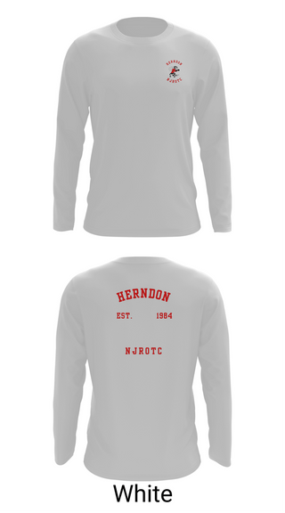 Long Sleeve Performance Shirt, Herndon HS NJROTCHerndon High School NJROTC, Spirit Store, Teamtime, Team time, sublimation, custom sports apparel, team uniforms, spirit wear, spiritwear, sports uniforms, custom shirts, team store, custom team store, fundraiser sports, apparel fundraiser