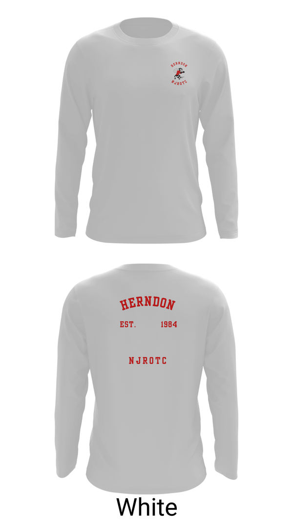 Long Sleeve Performance Shirt, Herndon HS NJROTCHerndon High School NJROTC, Spirit Store, Teamtime, Team time, sublimation, custom sports apparel, team uniforms, spirit wear, spiritwear, sports uniforms, custom shirts, team store, custom team store, fundraiser sports, apparel fundraiser