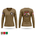 247TH Military Police Detachment Women's Long Sleeve V-neck Shirt - 1