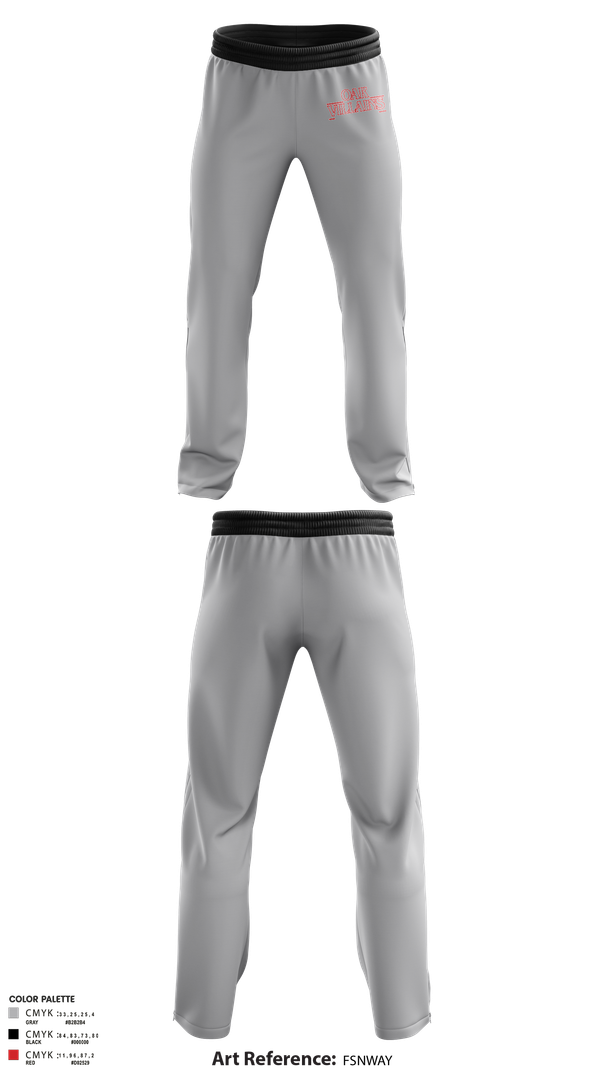 Sweatpants, OAK Villains, Men's Basketball, Teamtime, Team time, sublimation, custom sports apparel, team uniforms, spirit wear, spiritwear, sports uniforms, custom shirts, team store, custom team store, fundraiser sports, apparel fundraiser