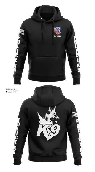 Hoodie, Anniston Police Department K9 UnitAnniston Police Department K9 Unit, Police, Teamtime, Team time, sublimation, custom sports apparel, team uniforms, spirit wear, spiritwear, sports uniforms, custom shirts, team store, custom team store, fundraiser sports, apparel fundraiser