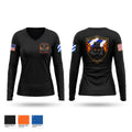 DSTB, 3DSB 4532525 Women's Long Sleeve V-neck Shirt - 1