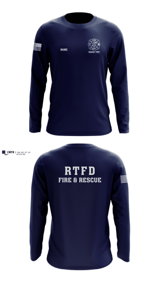 Long Sleeve Performance Shirt, Range Township, Fire Department, Teamtime, Team time, sublimation, custom sports apparel, team uniforms, spirit wear, spiritwear, sports uniforms, custom shirts, team store, custom team store, fundraiser sports, apparel fundraiser