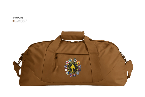 Duffle Bag, USSOCOM, Army, Teamtime, Team time, sublimation, custom sports apparel, team uniforms, spirit wear, spiritwear, sports uniforms, custom shirts, team store, custom team store, fundraiser sports, apparel fundraiser