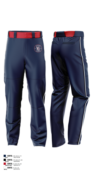 Baseball Pants, YOUNG GUNS, Baseball, Teamtime, Team time, sublimation, custom sports apparel, team uniforms, spirit wear, spiritwear, sports uniforms, custom shirts, team store, custom team store, fundraiser sports, apparel fundraiser
