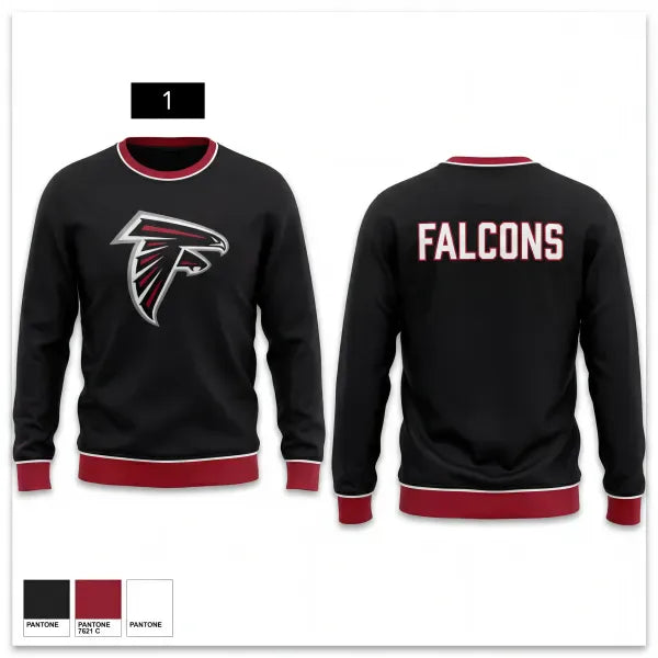 Crew Neck Sweatshirt, Falcons, , Teamtime, Team time, sublimation, custom sports apparel, team uniforms, spirit wear, spiritwear, sports uniforms, custom shirts, team store, custom team store, fundraiser sports, apparel fundraiser