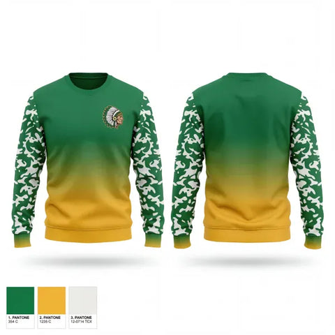 Crew Neck Sweatshirt, Jemez Valley Warriors, Baseball, Teamtime, Team time, sublimation, custom sports apparel, team uniforms, spirit wear, spiritwear, sports uniforms, custom shirts, team store, custom team store, fundraiser sports, apparel fundraiser