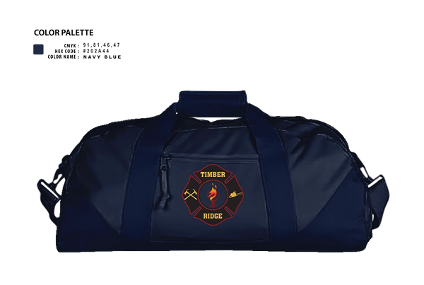 Duffle Bag, Timber ridge fire, Fire Department, Teamtime, Team time, sublimation, custom sports apparel, team uniforms, spirit wear, spiritwear, sports uniforms, custom shirts, team store, custom team store, fundraiser sports, apparel fundraiser