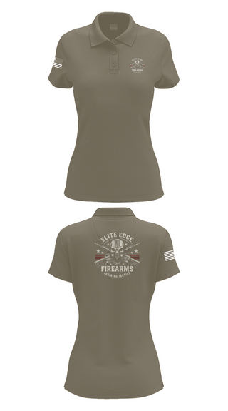 Womens Short Sleeve Performance Polo, Elite edge firearms, , Teamtime, Team time, sublimation, custom sports apparel, team uniforms, spirit wear, spiritwear, sports uniforms, custom shirts, team store, custom team store, fundraiser sports, apparel fundraiser