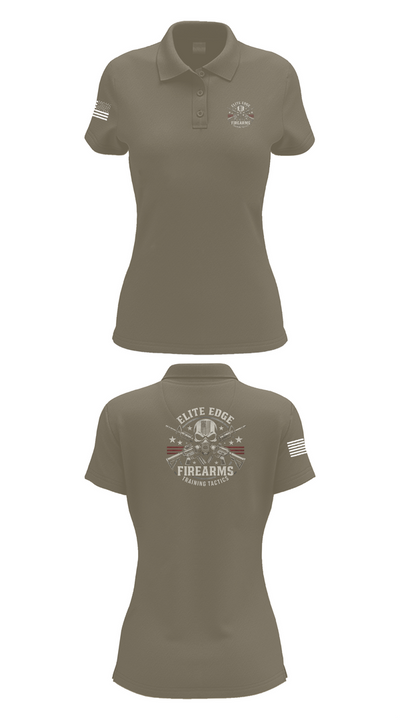 Elite edge firearms 22698132 Women's Short Sleeve Performance Polo  - 75
