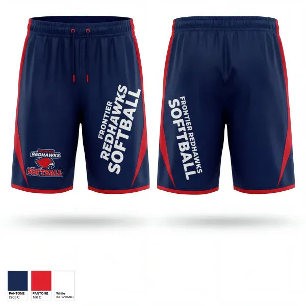 Athletic Shorts With Pockets, Frontier Regional School Softball, Softball, Teamtime, Team time, sublimation, custom sports apparel, team uniforms, spirit wear, spiritwear, sports uniforms, custom shirts, team store, custom team store, fundraiser sports, apparel fundraiser