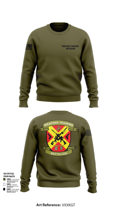 Weapons Training Battalion 25066956 Crew Neck Sweatshirt - 101