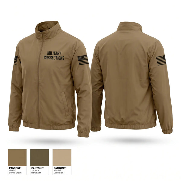 Windbreaker, Military Corrections, Army, Teamtime, Team time, sublimation, custom sports apparel, team uniforms, spirit wear, spiritwear, sports uniforms, custom shirts, team store, custom team store, fundraiser sports, apparel fundraiser