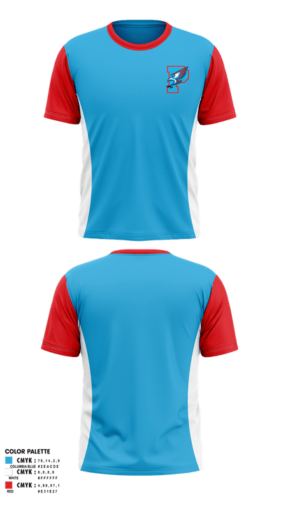Piute High School Track & Field 82237769 Short Sleeve Performance Shirt - 1