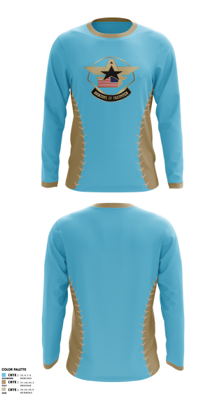 Long Sleeve Performance Shirt, Aviators of Fastpitch, Softball, Teamtime, Team time, sublimation, custom sports apparel, team uniforms, spirit wear, spiritwear, sports uniforms, custom shirts, team store, custom team store, fundraiser sports, apparel fundraiser