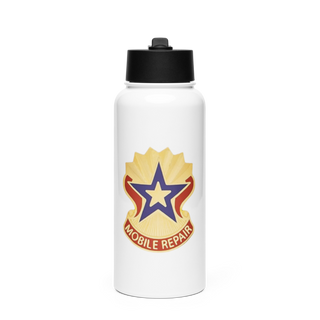 71st Maintenance Battalion 17381729 Stainless Steel Water Bottle with a Straw Lid