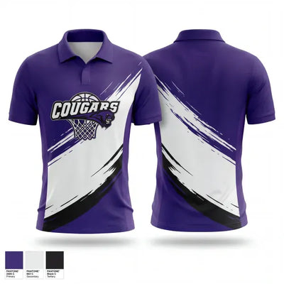Cougars 67641966 Short Sleeve Performance Polo - 1