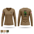 VMFA-121 new1 Women's Long Sleeve V-neck Shirt - 1
