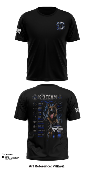 Old School Cotton Feel Shirt, South Carolina Police K9 Association, Police, Teamtime, Team time, sublimation, custom sports apparel, team uniforms, spirit wear, spiritwear, sports uniforms, custom shirts, team store, custom team store, fundraiser sports, apparel fundraiser