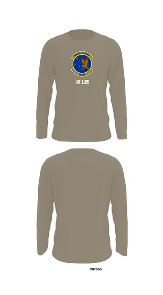 Long Sleeve Performance Shirt, 49 LRS, Air Force, Teamtime, Team time, sublimation, custom sports apparel, team uniforms, spirit wear, spiritwear, sports uniforms, custom shirts, team store, custom team store, fundraiser sports, apparel fundraiser