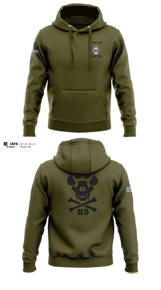 Hoodie, Yakima Police Department K9 School, Police, Teamtime, Team time, sublimation, custom sports apparel, team uniforms, spirit wear, spiritwear, sports uniforms, custom shirts, team store, custom team store, fundraiser sports, apparel fundraiser