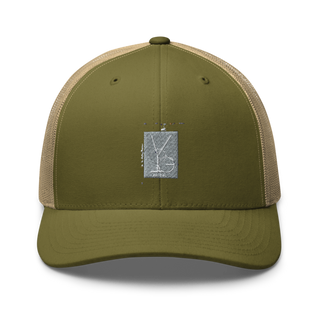 Y2GRANT 69219552 Retro Trucker Hat | Yupoong 6606