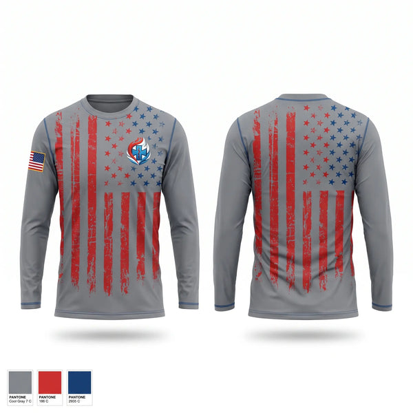Long Sleeve Performance Shirt, Valor Medics, EMS/EMT, Teamtime, Team time, sublimation, custom sports apparel, team uniforms, spirit wear, spiritwear, sports uniforms, custom shirts, team store, custom team store, fundraiser sports, apparel fundraiser
