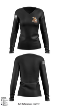 Manton Rangers 44526190 Women's Long Sleeve V-neck Shirt - 1