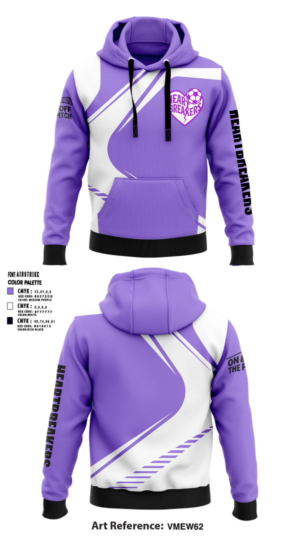Hoodie, Heartbreakers, Men's Soccer, Teamtime, Team time, sublimation, custom sports apparel, team uniforms, spirit wear, spiritwear, sports uniforms, custom shirts, team store, custom team store, fundraiser sports, apparel fundraiser