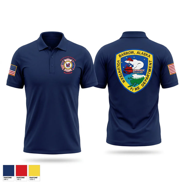 Short Sleeve Performance Polo, Barrow Volunteer Fire Department, Fire Department, Teamtime, Team time, sublimation, custom sports apparel, team uniforms, spirit wear, spiritwear, sports uniforms, custom shirts, team store, custom team store, fundraiser sports, apparel fundraiser