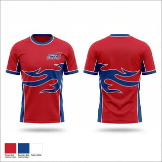 Soft Poly Tee Cotton Like Feel, Freedom Firebirds, Softball, Teamtime, Team time, sublimation, custom sports apparel, team uniforms, spirit wear, spiritwear, sports uniforms, custom shirts, team store, custom team store, fundraiser sports, apparel fundraiser