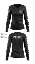 Astatula Police Department 20929188 Women's Long Sleeve V-neck Shirt - 3