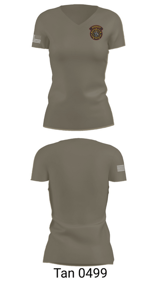 Womens Short Sleeve Vneck Shirt, Franklin County Jail, Police, Teamtime, Team time, sublimation, custom sports apparel, team uniforms, spirit wear, spiritwear, sports uniforms, custom shirts, team store, custom team store, fundraiser sports, apparel fundraiser