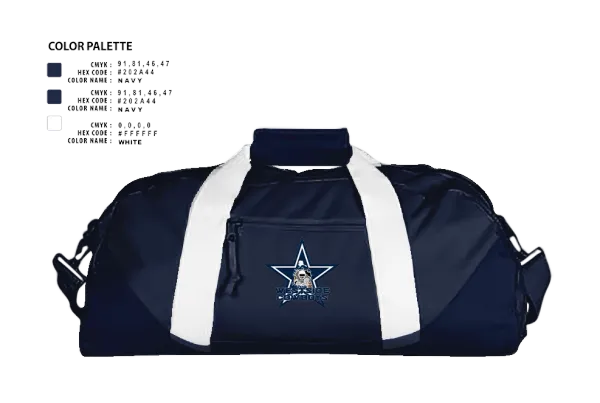 Duffle Bag, Westside Cowboys Football and Cheer, , Teamtime, Team time, sublimation, custom sports apparel, team uniforms, spirit wear, spiritwear, sports uniforms, custom shirts, team store, custom team store, fundraiser sports, apparel fundraiser