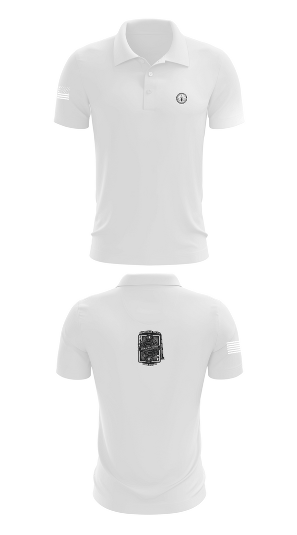 Short Sleeve Performance Polo, Huntsville Police Department Bomb Squad, Police, Teamtime, Team time, sublimation, custom sports apparel, team uniforms, spirit wear, spiritwear, sports uniforms, custom shirts, team store, custom team store, fundraiser sports, apparel fundraiser