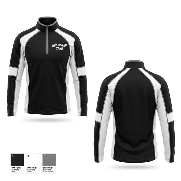 Quarter Zip Jacket, Brewster Yard, , Teamtime, Team time, sublimation, custom sports apparel, team uniforms, spirit wear, spiritwear, sports uniforms, custom shirts, team store, custom team store, fundraiser sports, apparel fundraiser
